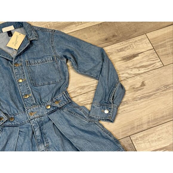 Universal Thread jean/denim one piece, short romper size 00 - Picture 9 of 12